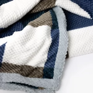 ADMAS jednoslojna karirana deka